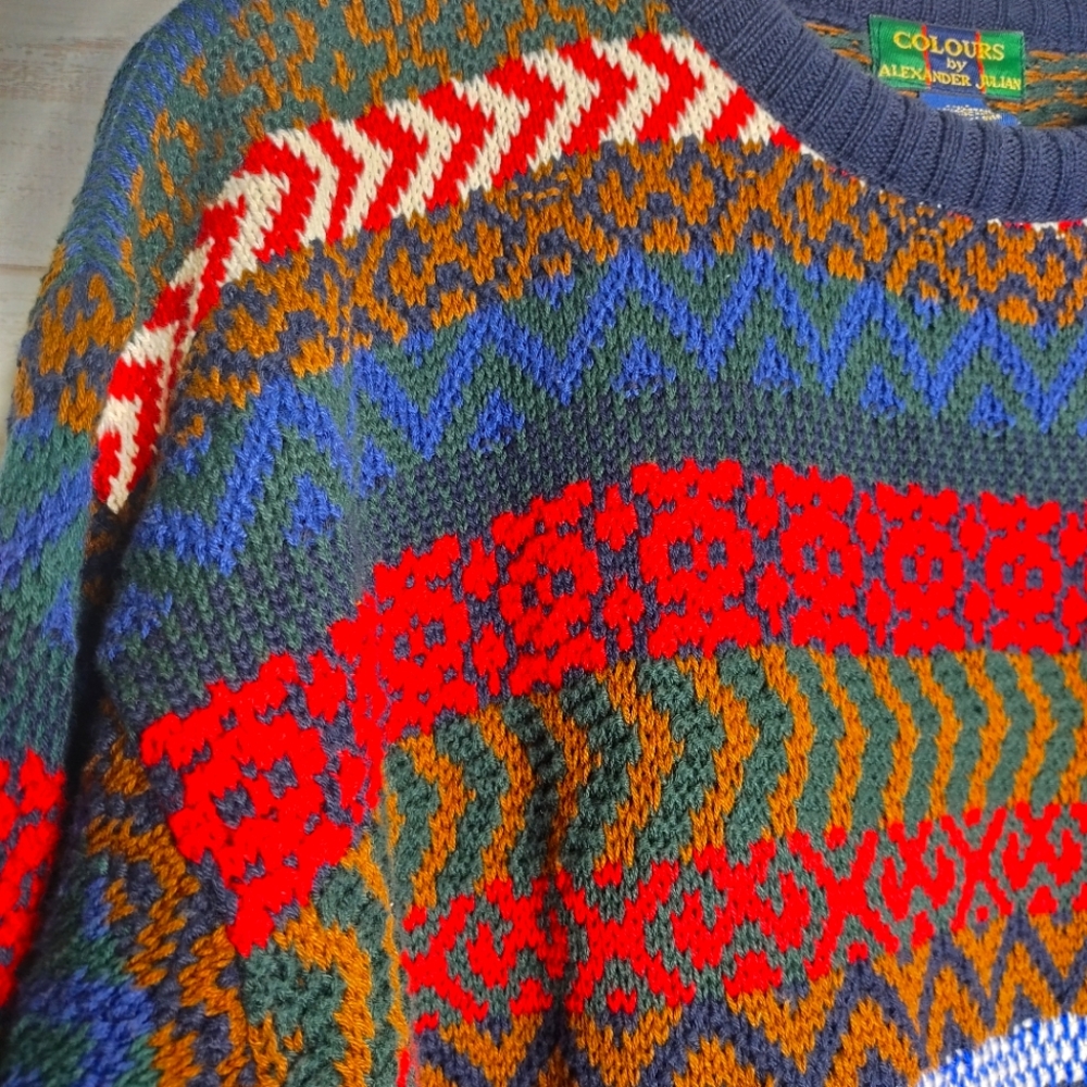 Vintage Colours By Alexander Julian Sweater - image 4